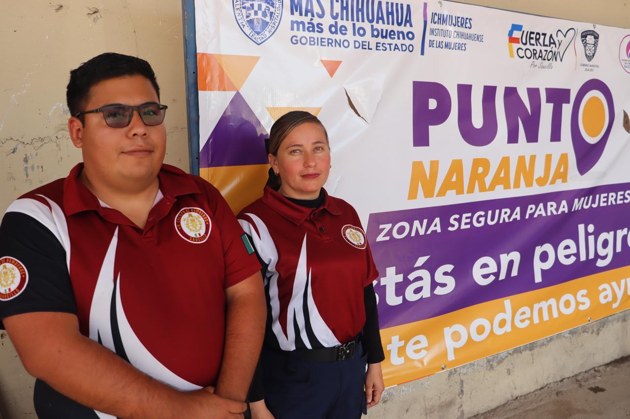 Instala ICHMujeres 5 nuevos “Puntos Naranja” en Saucillo