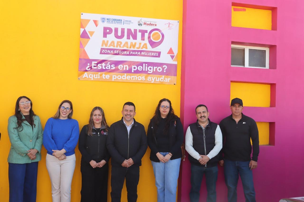 Habilita ICHMujeres nuevo “Punto Naranja” en ciudad Madera