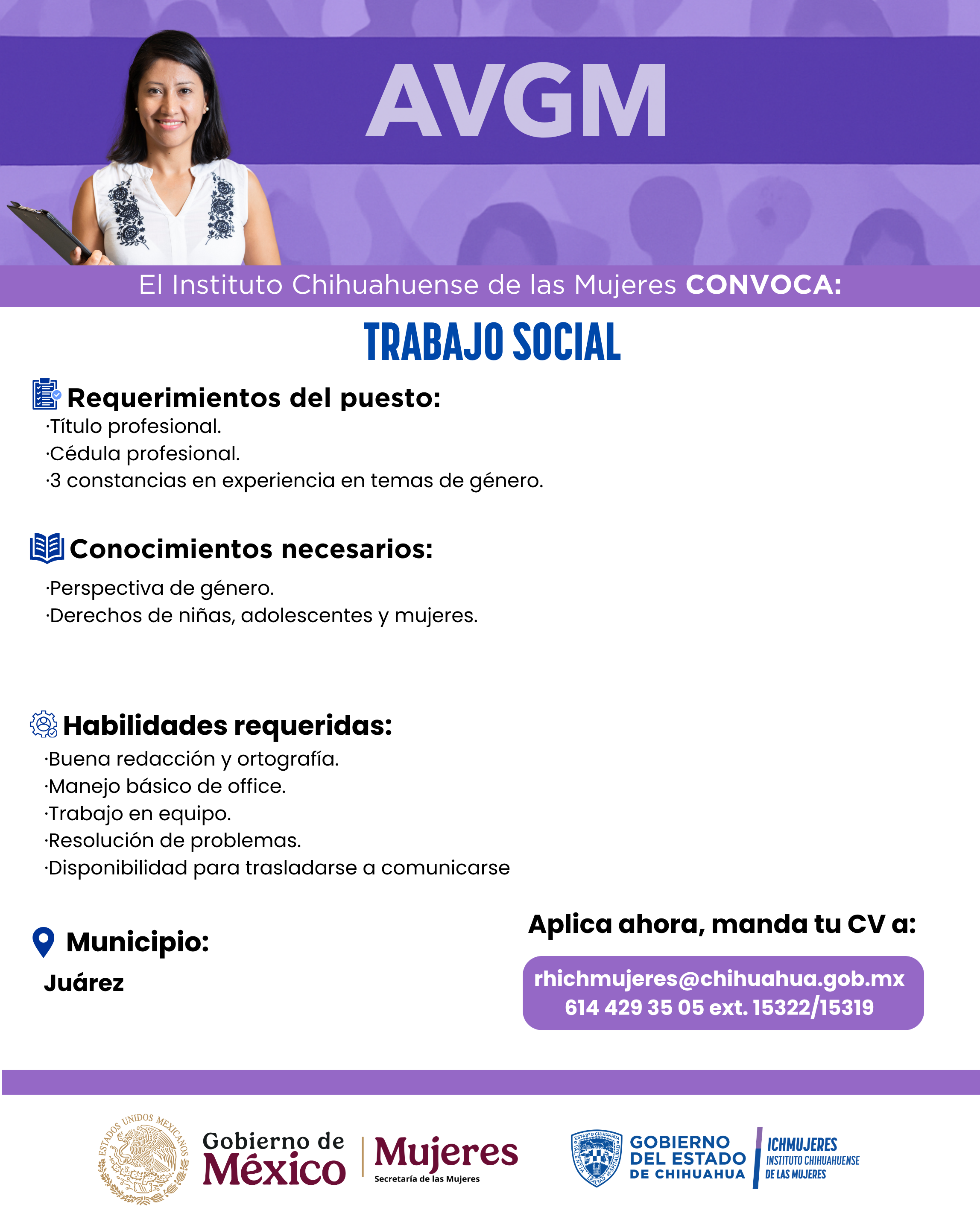 Vacante trabajo social